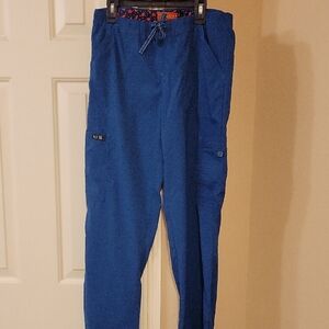 Koi Basics Women's Caribbean Blue Scrub Pants